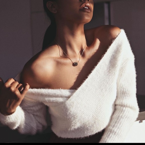 JLUXLABEL Sweaters - JLUXLABEL Cris Cross Cropped Sweater